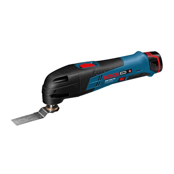 Bosch GOP 10,8 V-LI Professional Instrucciones De Servicio