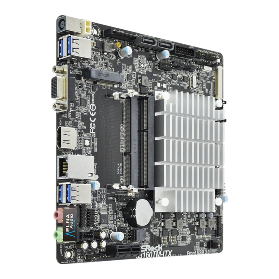 ASROCK J3160TM-ITX Manual De Instrucciones