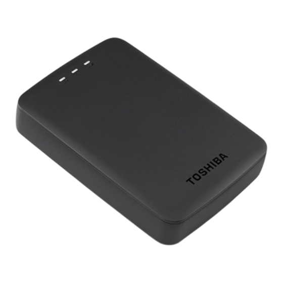 Toshiba Canvio AeroCast Manual Del Usuario