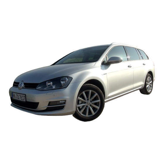 Volkswagen Golf Variant 2015 Manual De Instrucciones