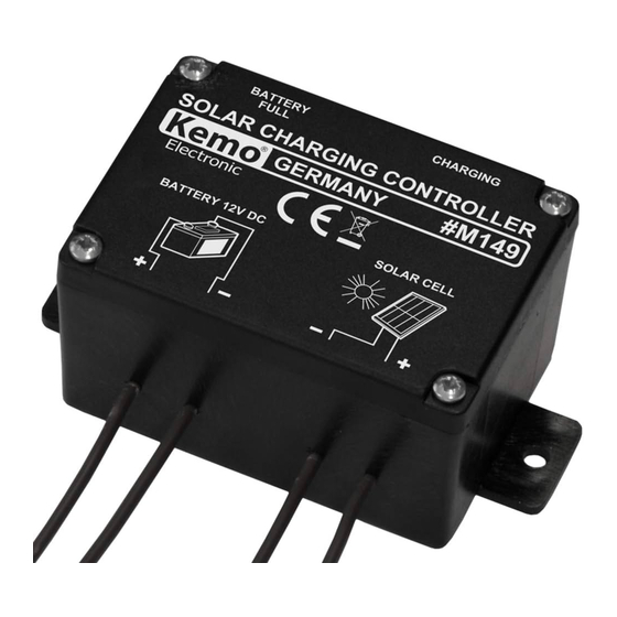 Kemo Electronic M149 Manual De Instrucciones