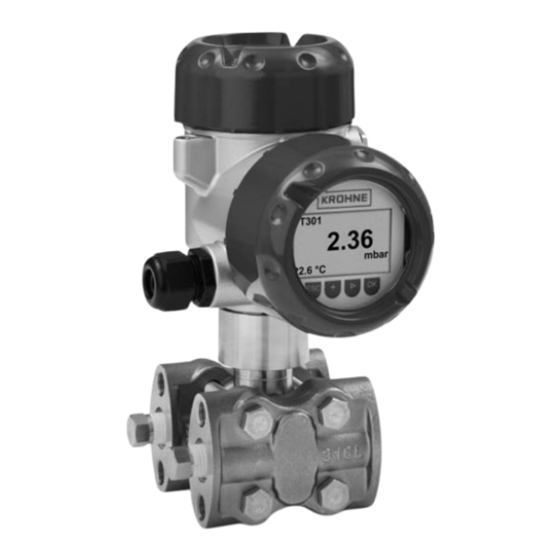 KROHNE OPTIBAR DP 7060 Manual Del Usuario