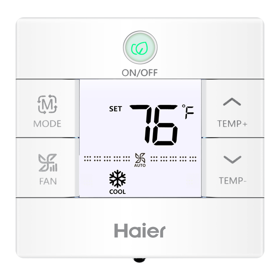 Haier QACT17A Manual De Instalación Y Funcionamiento
