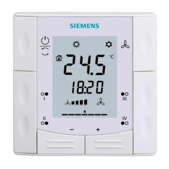 Siemens RDF600KN Instrucciones De Manejo