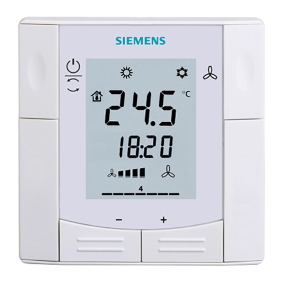 Siemens RDF600KN Instrucciones De Manejo