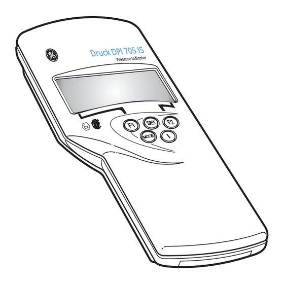 GE Druck DPI 705 Serie Manual De Usuario