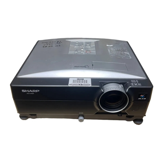 Sharp Notevision XG-C465X Manual De Manejo