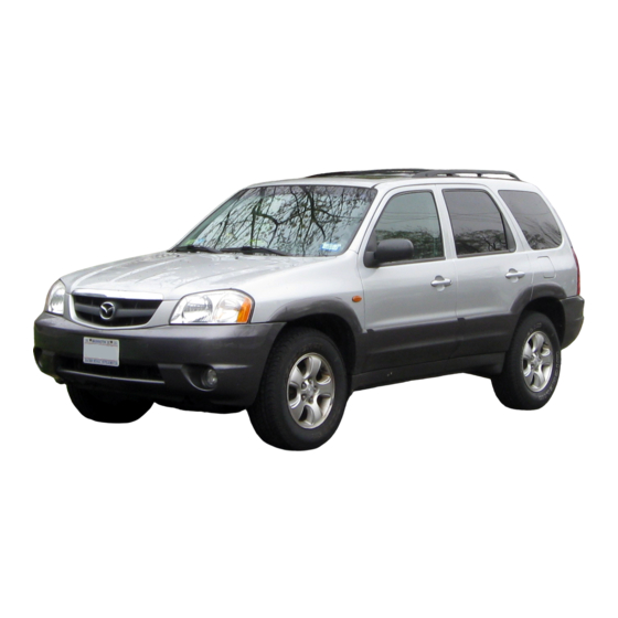 Mazda tribute 2001 Manual Delpropietario