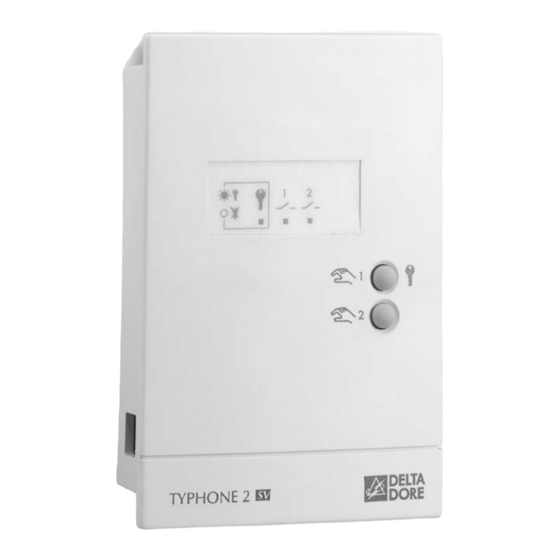 DELTA DORE TYPHONE 2 sv Manual De Instrucciones