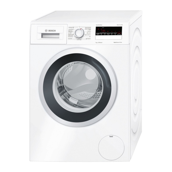Bosch WAN24263ES Manual De Usuario E Instrucciones De Montaje