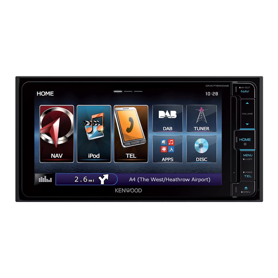 Kenwood DNX7150DAB Guia De Inicio Rapido