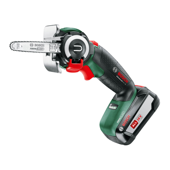 Bosch AdvancedCut 18 Manual Original