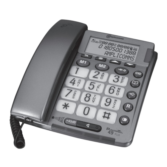 Amplicomms PowerTel 49 plus Manual De Instrucciones