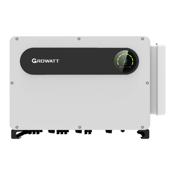 Growatt MAX 100KTL3-X LV Manual De Instrucciones