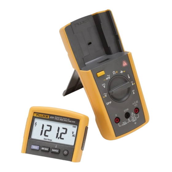 Fluke 233 Manual De Funcionamiento Básico