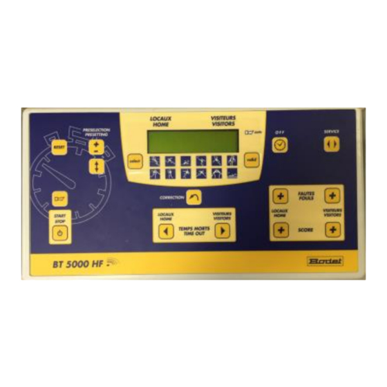 Bodet BT5000 HF Instrucciones De Uso