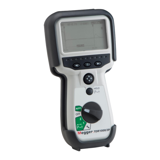 Megger TDR1000/3 Guia Del Usuario