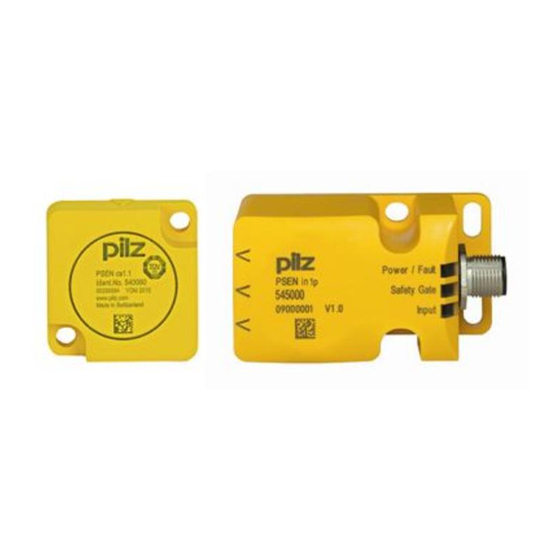 Pilz PSEN cs1.1p Manual De Instrucciones