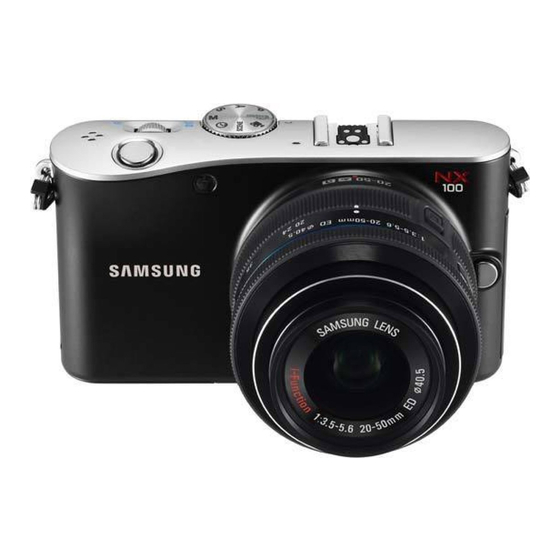 Samsung NX100 Manuales