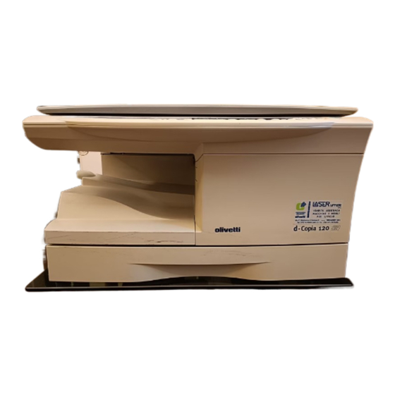 Olivetti d-Copia 120 Manual De Instrucciones