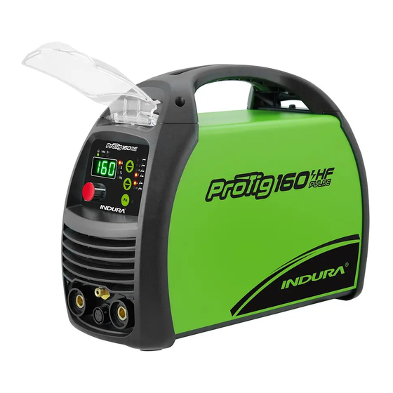 INDURA PROTIG 160 HF PULSE Manual De Usuario