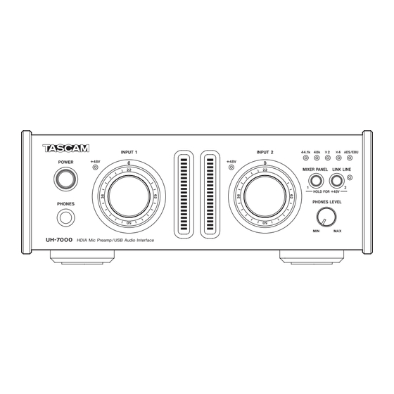 Tascam UH-7000 Manual De Instrucciones