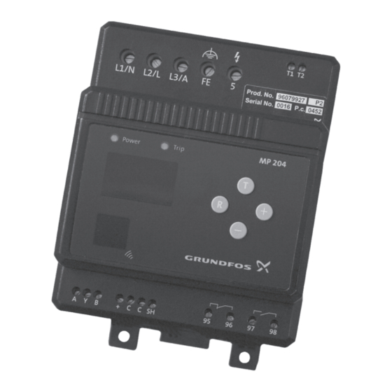 Grundfos MP 204 Installation And Operating Instructions_Old