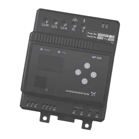 Grundfos MP 204 Instrucciones De Instalación Y Funcionamiento