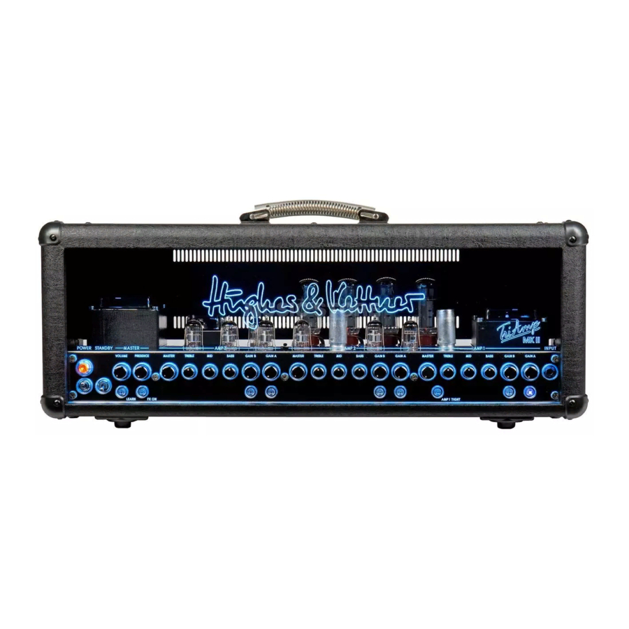 Hughes & Kettner CUSTOM TUBE Serie Manual De Instrucciones