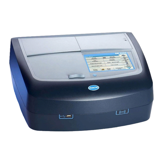 Hach DR 6000 Manual Del Usuario