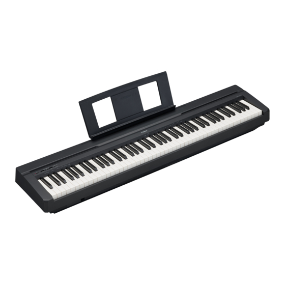 Yamaha P-45 Manual De Instrucciones