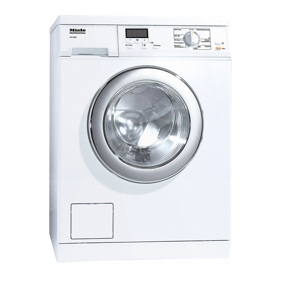 Miele PW 5062 Manuales