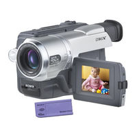 Sony CCD-TR618 Manual De Instrucciones