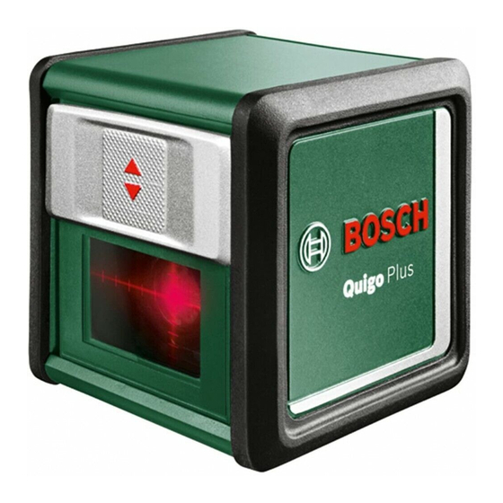 Bosch Quigo Plus Manual Original