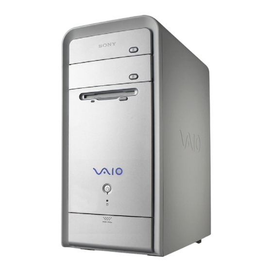 Sony VAIO PCV-RS50 Guía De Referencia Rápida