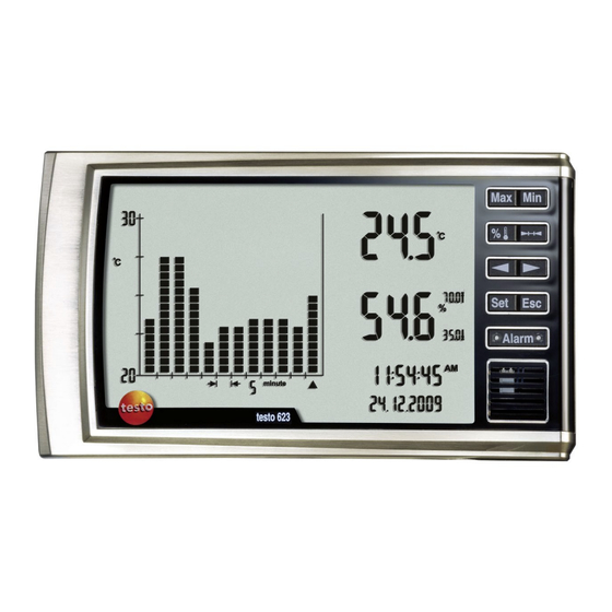 testo 623 Manual De Instrucciones