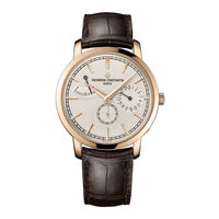 VACHERON CONSTANTIN TRADITIONNELLE MANUEL Manual De Instrucciones