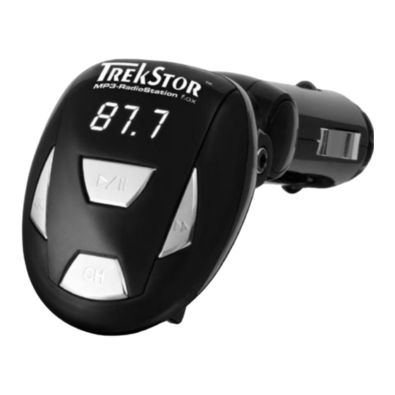TrekStor MP3-RadioStation f.ox Manual De Usuario
