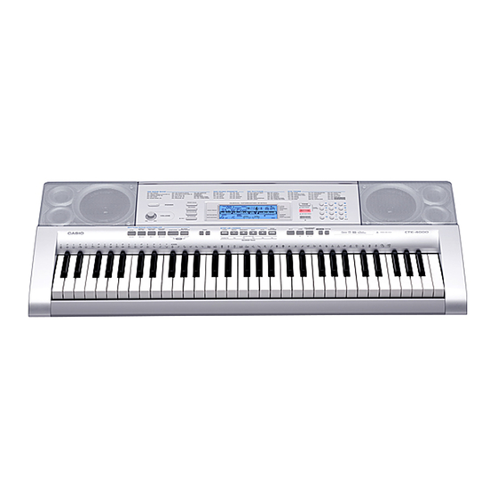 Casio CTK-4000 Manuales