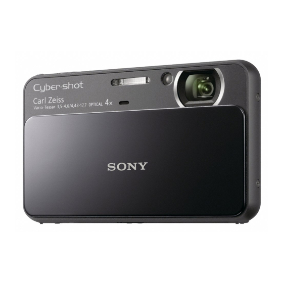 Sony Cyber-shot DSC-T110 Manual De Instrucciones