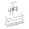 Muebles de Interior Bayside Furnishings SON3N1CGT Instrucciones De Ensamble