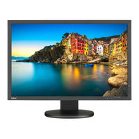 NEC MultiSync P243W-BK Manual De Usuario