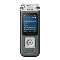 Philips VoiceTracer DVT6110 Manual Del Usuario