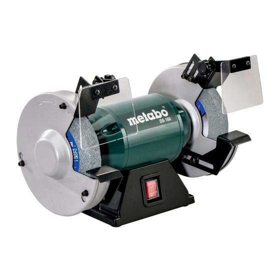 Metabo DS 125 W Instrucciones De Servicio