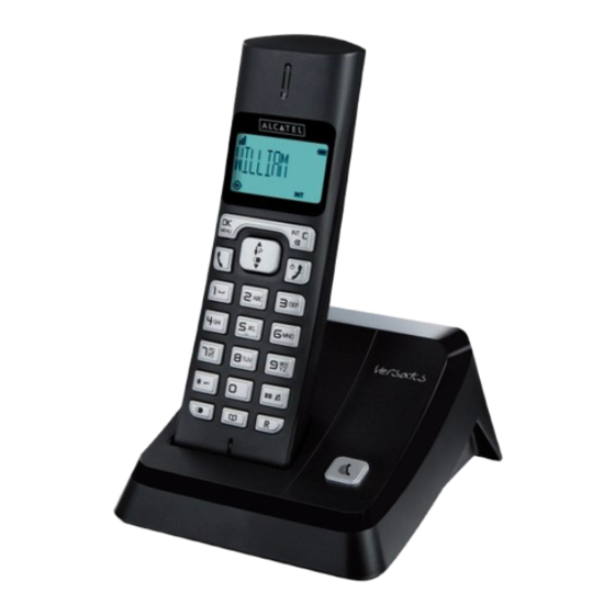 Alcatel Versatis P100 Manual Del Usuario