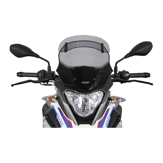 MRA BMW G310GS 2017 Instrucciones De Montaje