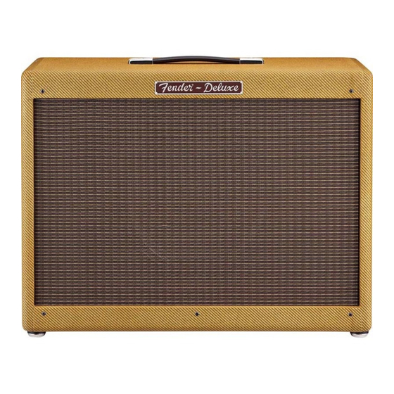 Fender Blues Deluxe Manuales