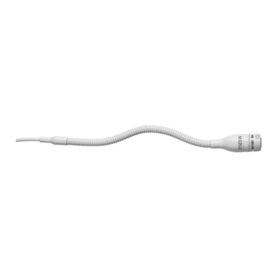 Shure Microflex MX200 Serie Guia Del Usuario