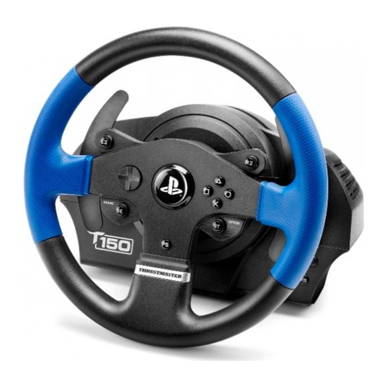 Thrustmaster T150 Force Feedback Manual Del Usuario