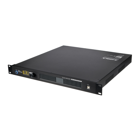 thomann the t.amp Quadro 500 DSP Manual De Instrucciones